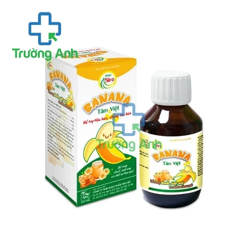 Siro Banana Tâm Việt - Giúp tiêu hóa tốt, chống táo bón